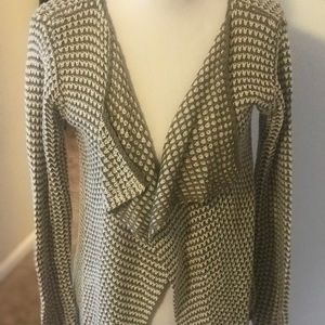 Long knit cardigan